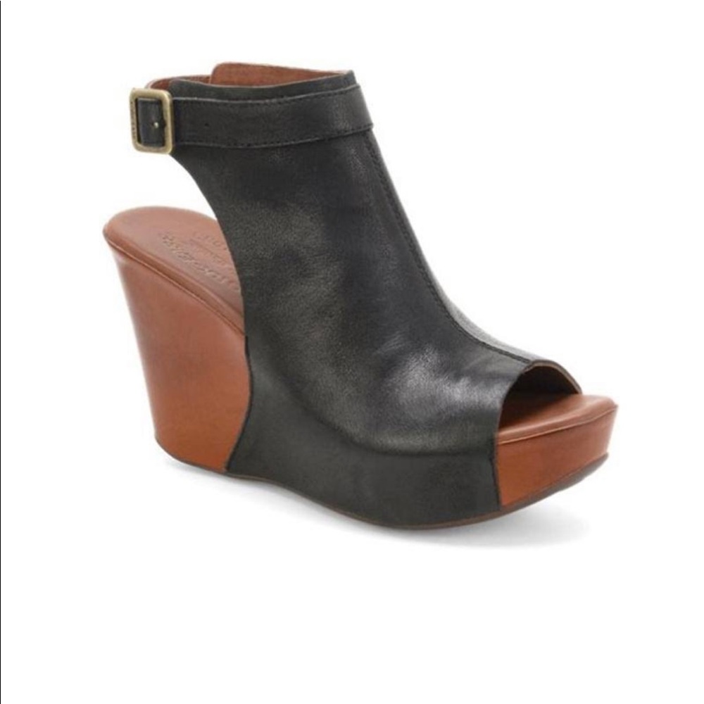 Kork-Ease Berit Black Sling Wedge